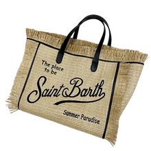 Load image into Gallery viewer, St Barth’s Fringe Bag || Natural