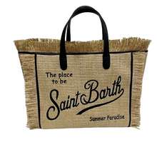 Load image into Gallery viewer, St Barth’s Fringe Bag || Natural