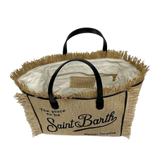 Load image into Gallery viewer, St Barth’s Fringe Bag || Natural