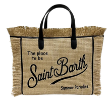 Load image into Gallery viewer, St Barth’s Fringe Bag || Natural