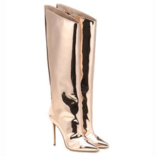 Load image into Gallery viewer, Designer boots Balmain boots ysl boots loewe sexy calf boots leather Stuart weitzman Amina muaddi 
