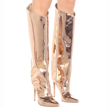 Load image into Gallery viewer, Designer boots Balmain boots ysl boots loewe sexy calf boots leather Stuart weitzman Amina muaddi 
