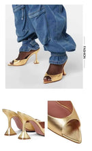 Load image into Gallery viewer, Savannah Heels || Gold
