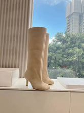 Load image into Gallery viewer, Designer boots Balmain boots ysl boots loewe sexy calf boots leather Stuart weitzman Amina muaddi 
