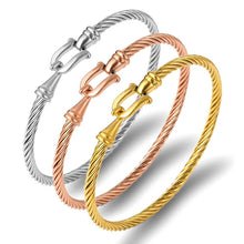 Load image into Gallery viewer, Noelle Bangle || Rose
